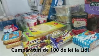 Cumpărături la Lidl de 100 de lei [upl. by Hendrik]