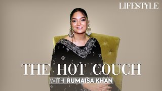 Romaisa Khan Reveals Her Proposal Interests  The Hot Couch  QampA  LIFESTYLE [upl. by Kirchner193]