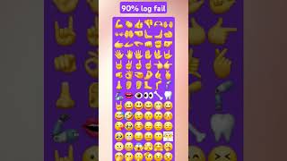 90 log fail video ko like channel ko subscribe Karenyoutubeshorts emoji find the emoji [upl. by Pennie]