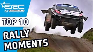 Top 10 Rally Moments of the 2022 ERC Season [upl. by Allehc920]