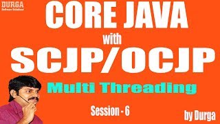 Core Java with OCJPSCJP Multi Threading Part6  join  sleep  Thread Interruption [upl. by Jahdal]