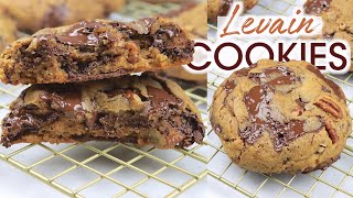 The Real Levain Chocolate Chip Cookies Recipe Best Chewy Cookies Ever  How To Cuisine [upl. by Ait]