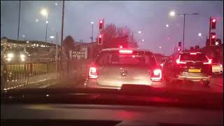 Timelapse drive around Peterborough  16112024 [upl. by Beale]