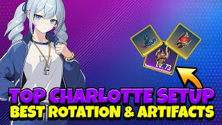 TOP SETUP FOR CHARLOTTE SKILL ROTATION BEST ARTIFACTS amp MORE Solo Leveling Arise [upl. by Kironde]