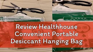 Review Healthhouse Convenient Portable Desiccant Hanging Bag Good Moisture Absorption Dehumidifier [upl. by Aneet]