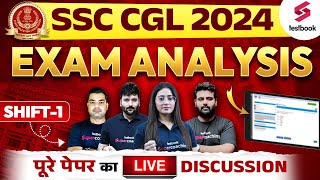 SSC CGL Analysis 2024  SSC CGL Shift 1 9 September Paper Analysis  SSC CGL Review 2024 [upl. by Annehs664]