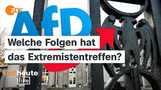 AfD diskutiert Vertreibungspläne Warum ein Verbot trotzdem schwierig ist  ZDFheute live [upl. by Ainadi243]