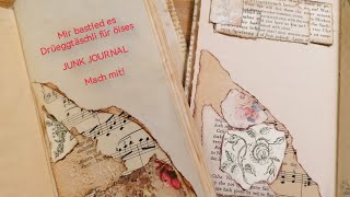 Drüeggtäschli Mir fülled s JUNK JOURNAL Au für Afänger schwizerdütsch schweizerdeutsch swiss german [upl. by Anwad]