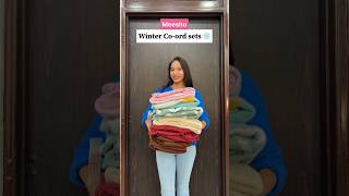 For link and codes check comment section 🔗✨winterwear meesho haul coordset shorts viralshorts [upl. by Bj264]