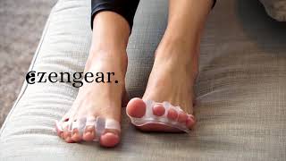 aZengear Toe Separators to Correct Bunions and Restore Overlapping Toes to Original Shape [upl. by Etana660]