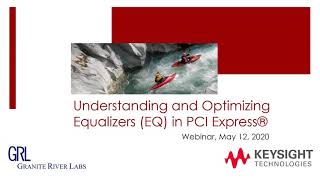 Understanding and Optimizing Equalizers EQ in PCI Express [upl. by Ralyt193]