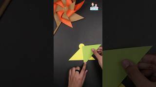 Paper Windmill For Kids  easy paper toy tutorial  DIY paper pinwheel [upl. by Amathist716]