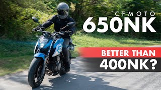 CFMOTO 650NK Review  Better than 400NK [upl. by Madian211]