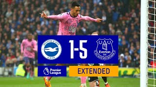 EXTENDED HIGHLIGHTS BRIGHTON 15 EVERTON [upl. by Asare]