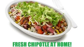 Fresh Chipotle at home trick No more warm lettuce and sour cream [upl. by Scott60]