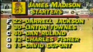 UNC James Madison 1982 NCAA Torn 2nd Rd Part 1 [upl. by Seale782]