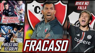 Fracaso de Tevez en Independiente River no falla ArgentinosBarracas lo obvio Vélez dio el golpe [upl. by Higbee]