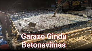 Garazo grindu betonavima [upl. by Laeynad]