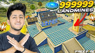 10 Million Landmines In One Match 1 vs 40 Only Landmine Challenge  Free Fire [upl. by Ettenig]