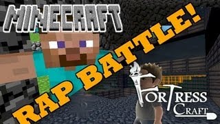 Minecraft vs FortressCraft  RAP BATTLE LYRICS [upl. by Miksen]