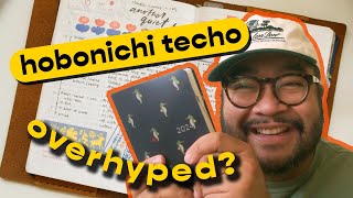 Is Hobonichi truly a Life Book 📙 A6 Techo Review [upl. by Gilson]