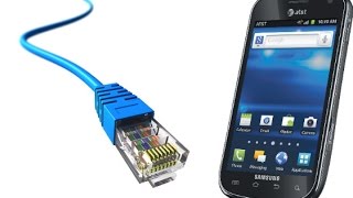 How to connect ethernet with smartphone [upl. by Benge]