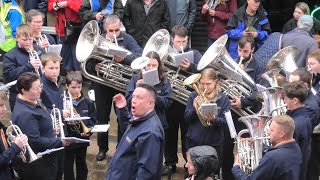 2nd Rossendale Scout Band at the Miners Gala 2024 [upl. by Hrutkay475]