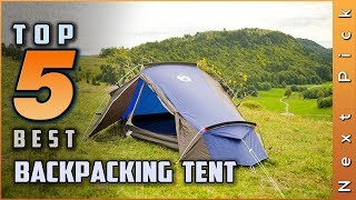 Top 5 Best Backpacking Tent Review in 2023 [upl. by Leiuqese]