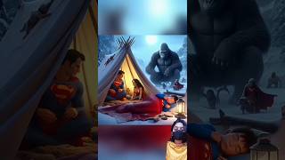 Superman and💥Wonder😱 Womans💔son was kidnapped by a gorilla in the jungle dc marvel short [upl. by Llerrom]