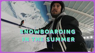 INDOOR SNOWBOARDING DURING THE SUMMER HEMEL HEMPSTEAD SNOW CENTRE [upl. by Jacobina]