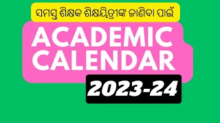 Academic Calendar 202324 [upl. by Sedruol]