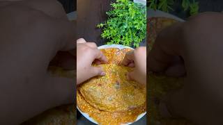 🌿🌮High Protein Breakfast Recipe  Healthy Breakfast Recipe  Besan Ka Chilla shorts viralvideo [upl. by Suhcnip420]