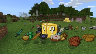 Lucky Block Addon 2 minecraft bedrock edition [upl. by Cini]