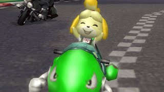 Isabelle in Mario Kart Wii [upl. by Ecneps]