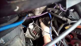 Zafira GSI Z20LET  Alternator Removal [upl. by Eirbua]