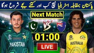 ICC U19 World Cup Semi Final Time  Pak U19 Vs Aus U19 Match Time Pakistan Next Match Schedule 2024 [upl. by Ammeg]