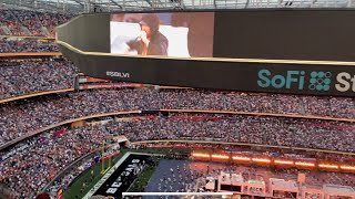 Super Bowl 56 Pepsi Halftime Show Firstperson POV inside SoFi Stadium [upl. by Anelat685]