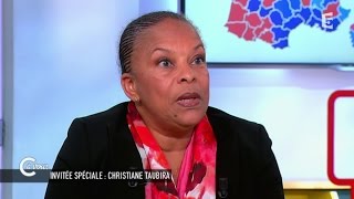 Christiane Taubira revient sur les départementales  C à vous  23032015 [upl. by Ennaitak97]