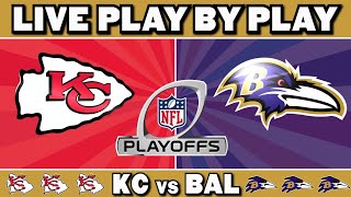 Chiefs vs Ravens Live Play by Play amp Reaction [upl. by Loyce510]