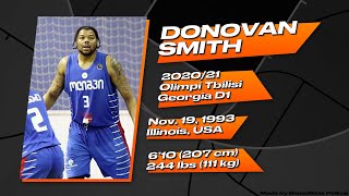 Donovan Smith 3 highlights  202021 Olimpi Tbilisi Georgia D1 [upl. by Auria]