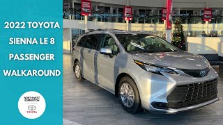 2022 Toyota Sienna LE 8 Passenger Review [upl. by Egreog]