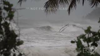 09182022 Maunabo Puerto Rico  Fiona Lashes Coastline  Wind Damage  Waves [upl. by Bellis]