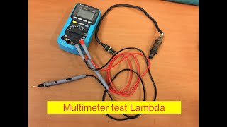 Lambda BMW testen met multimeter  HOW TO TEST OXGYEN SENSOR [upl. by Sillig]