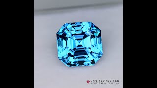 1378ct LAB Cobalt YAG Yttrium Aluminum Garnet pulled Czochralski [upl. by Drofub947]