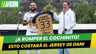 ¿Cuánto cuesta el jersey de Pumas con el nombre y número de Dani Alves [upl. by Cyndi]