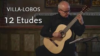 12 Etudes • VillaLobos • Andrzej Wilkus [upl. by Liuka]