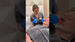 Male Patient Gets Dermal Fillers [upl. by Yak804]