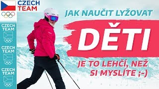 JAK NAUČIT DĚTI LYŽOVAT🤷‍♂ Je to lehčí než si myslíte😉 [upl. by Perceval]