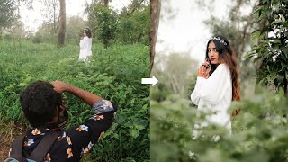 Dreamy Portrait photography in Forest with Canon 80D and 50mm F18 [upl. by Della]