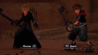 Kingdom Hearts 3 ReMind  Roxas vs Xemnas amp Saix No Damage Critical Mode [upl. by Etteinotna]